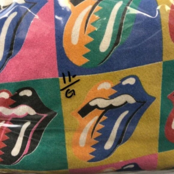 Vintage 1989 Rolling Stones North American Tour Andy Warhol Sweatshirt Size L - Picture 13 of 13